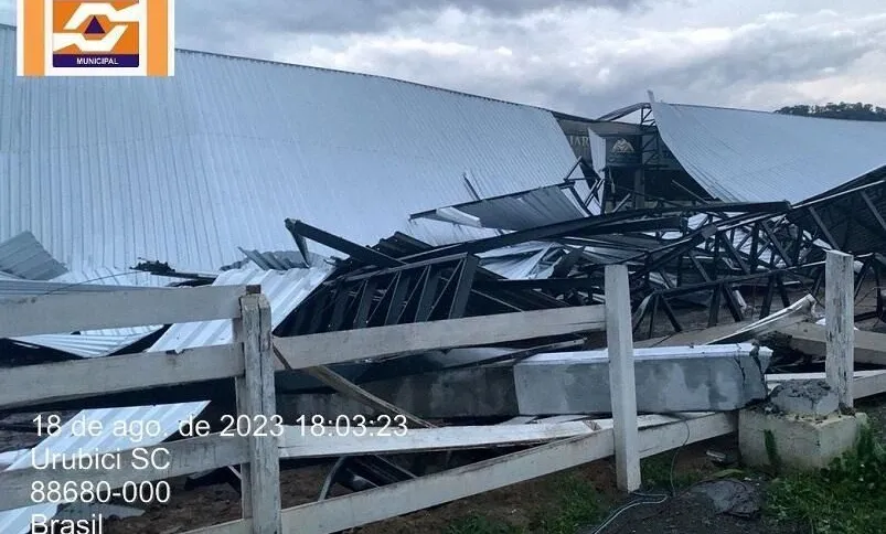 Região Sul registra ventos de mais de 80 km/h; previsão aponta novas rajadas com formação de ciclone