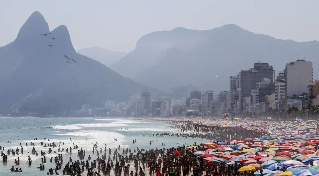 58,5°C: Rio tem recorde de sensação térmica com onda de calor sufocante