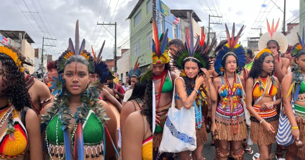 Indígenas do sul baiano demonstram a força dos povos originários no 2 de julho