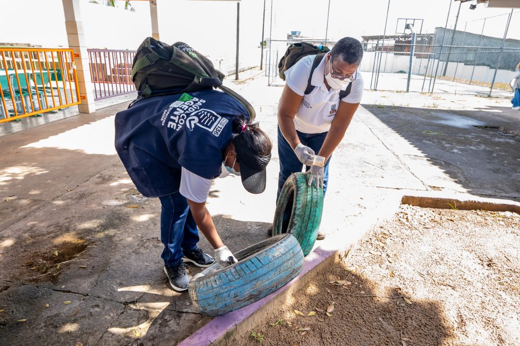 Escolas municipais recebem faxinaço em ação de combate ao Aedes aegypti