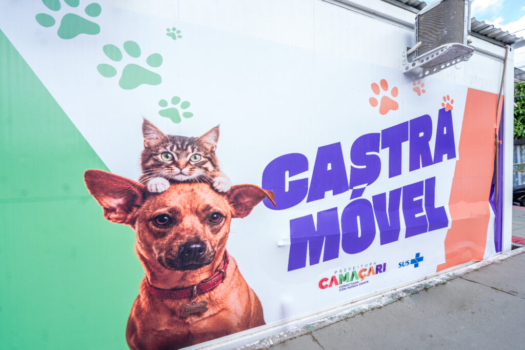 Camaçari amplia castração gratuita de cães e gatos com lançamento do Castramóvel